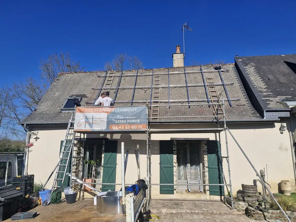 Entreprise de couverture et de charpente à Forcé (2)